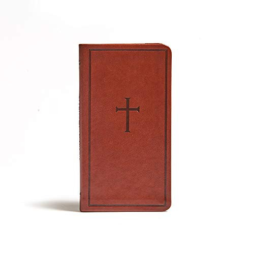 CSB Single-Column Pocket New Testament, Brown Leathertouch By Csb Bibles by Holman - Imitation Leather