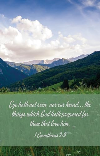 Funeral Bulletin: The Things (Package of 100): 1 Corinthians 2:9 (Kjv) By Broadman Church Supplies Staff - Paperback