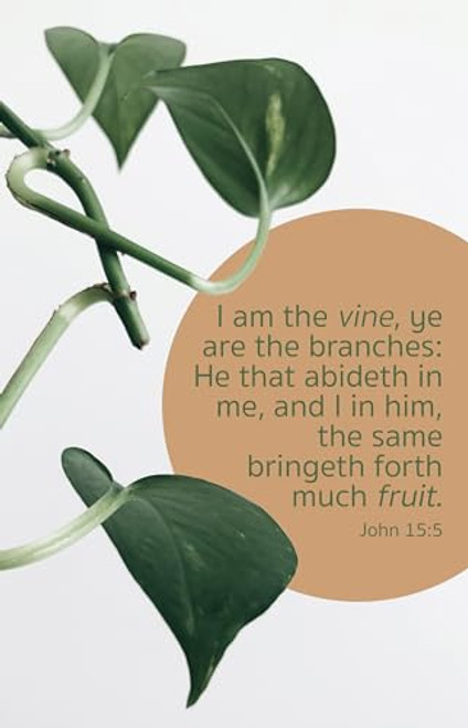 General Worship Bulletin: Much Fruit (Package of 100): John 15:5 (Kjv) By Broadman Church Supplies Staff - Paperback