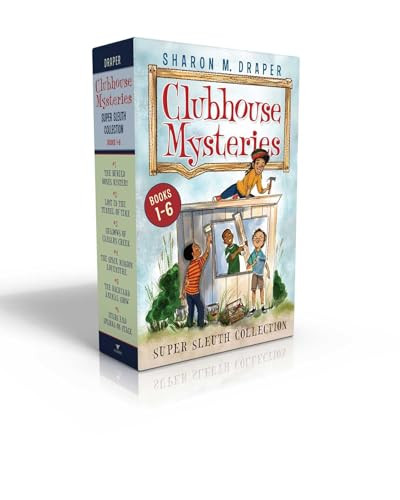 Clubhouse Mysteries Super Sleuth Collection (Boxed Set): The Buried Bones Mystery; Lost in the Tunnel of Time; Shadows of Caesar's Creek; The Space Mi By Sharon M. Draper - Boxed Set