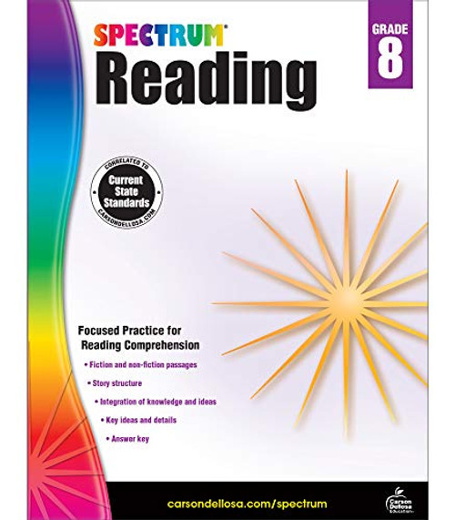 Spectrum Reading Workbook, Grade 8: Volume 26 By Spectrum - Paperback