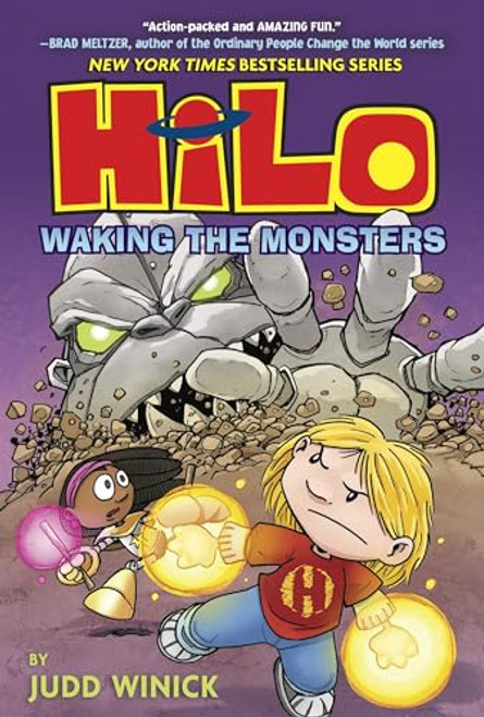 Hilo Book 4: Waking the Monsters: (A Graphic Novel) By Judd Winick - Hardcover
