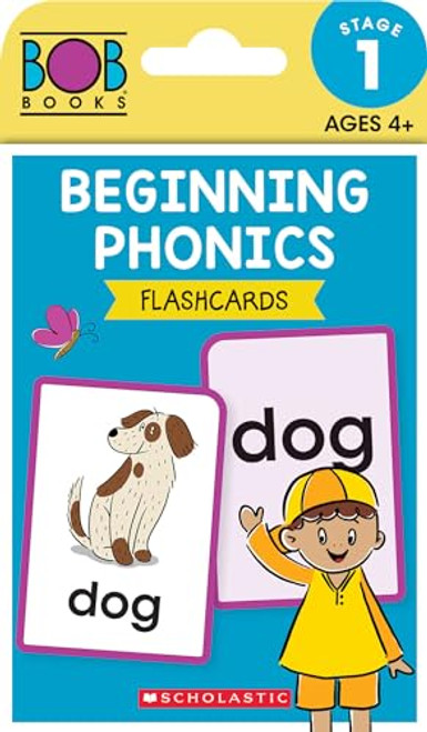 Bob Books - Beginning Phonics Flashcards Phonics, Ages 4 and Up, Kindergarten (Stage 1: Starting to Read) By Scholastic - Other