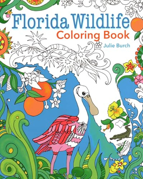 Florida Wildlife Coloring Book By Julie Burch - Paperback