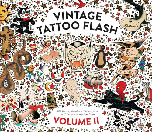 Vintage Tattoo Flash Volume 2 By Jonathan Shaw - Hardcover