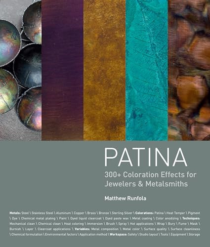 Patina: 300+ Coloration Effects for Jewelers & Metalsmiths By Matthew Runfola - Hardcover