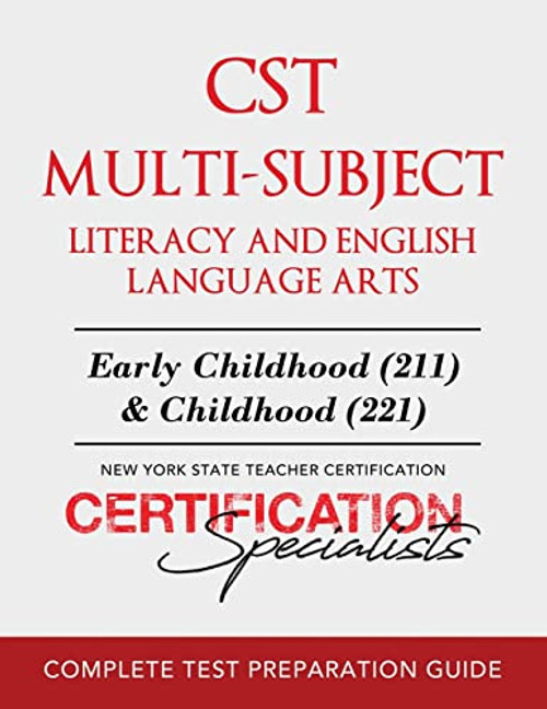 CST Multi-Subject Literacy and English Language Arts By Certification Specialists - Paperback
