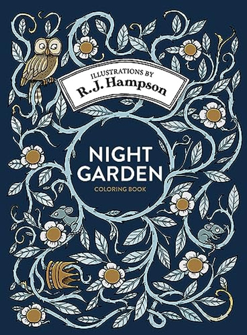 Night Garden Coloring Book By R. J. Hampson - Hardcover