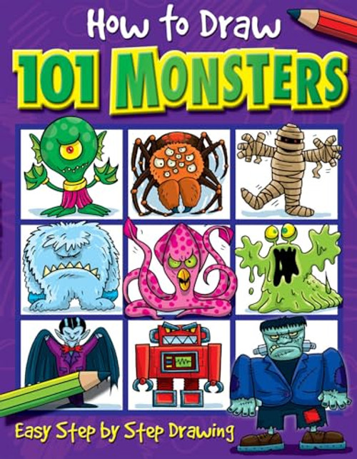 How to Draw 101 Monsters By Barry Green - Paperback