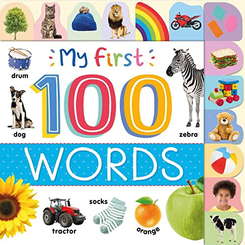 My First 100 Words: Photographic First Picture Dictionary with Tabbed Pages By Igloobooks - Board Books