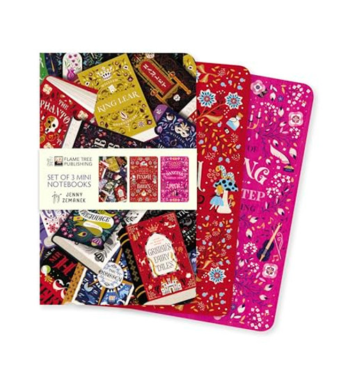 Book Lovers by Jenny Zemanek Set of 3 Mini Notebooks By Flame Tree Studio - Other
