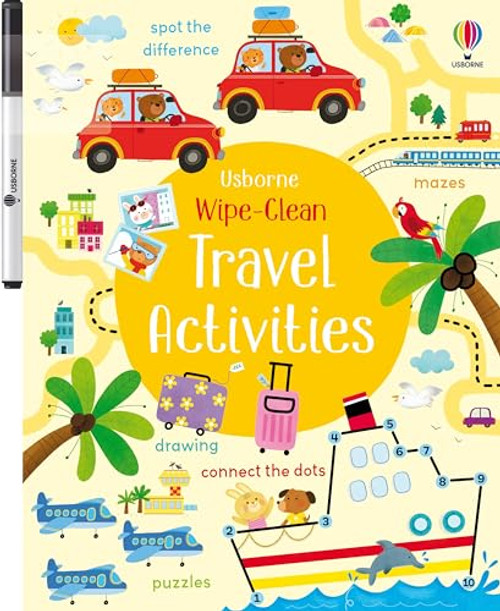 Wipe-Clean Travel Activities By Kirsteen Robson - Paperback