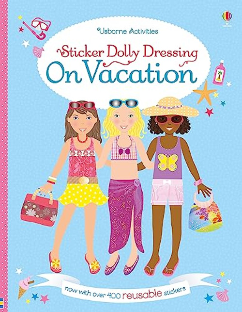Sticker Dolly Dressing on Vacation By Lucy Bowman - Paperback
