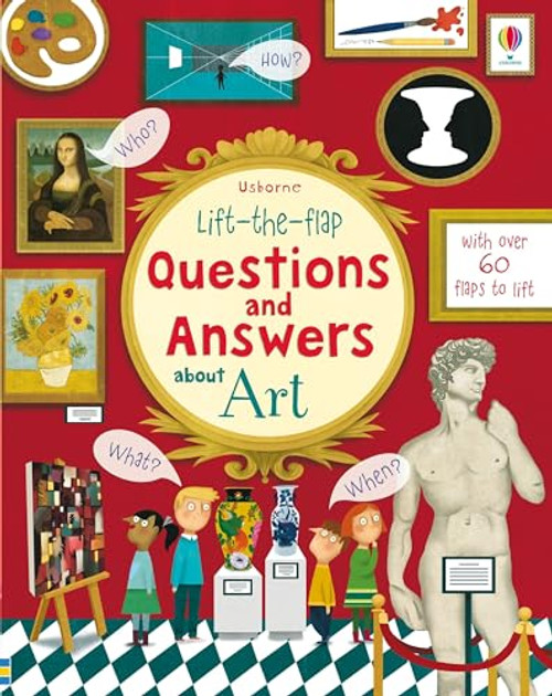 Lift-The-Flap Questions and Answers about Art By Katie Daynes - Board Books