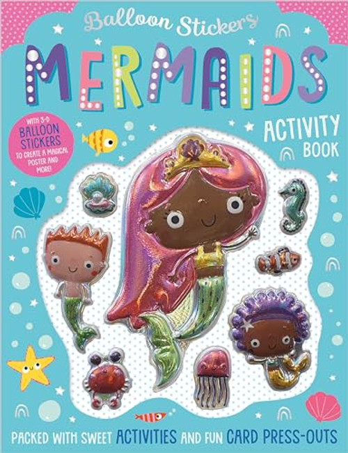 Balloon Stickers Mermaids Activity Book By Alexandra Robinson - Paperback