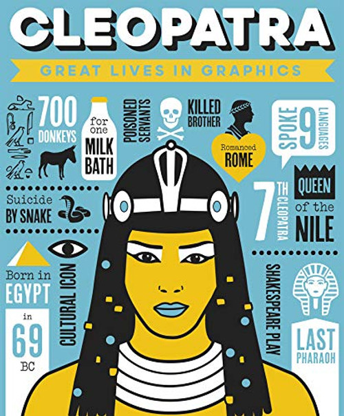 Great Lives in Graphics: Cleopatra By Button Books - Hardcover