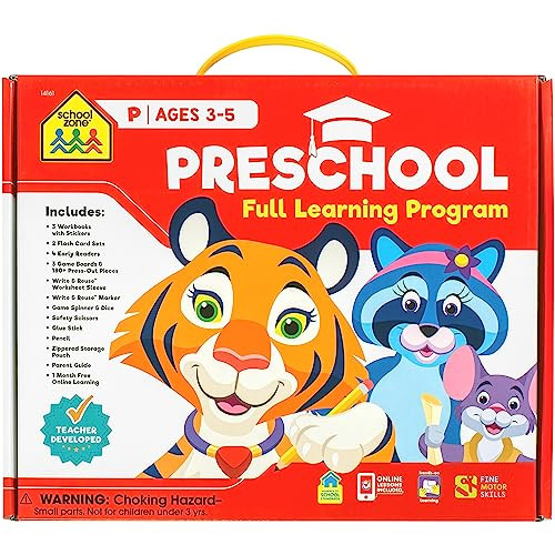 School Zone Preschool Full Learning Program By School Zone - Paperback