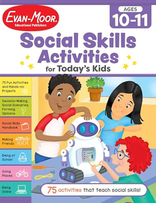 Social Skills Activities for Today's Kids, Age 10 - 11 Workbook By Evan-Moor Educational Publishers - Paperback