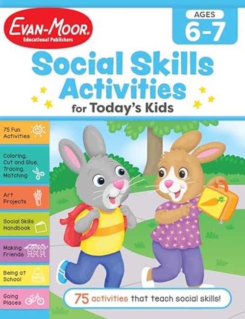 Social Skills Activities for Today's Kids, Age 6 - 7 Workbook By Evan-Moor Educational Publishers - Paperback