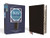 NIV Study Bible, Fully Revised Edition, Large Print, Bonded Leather, Black, Red Letter, Thumb Indexed, Comfort Print By Kenneth L. Barker - Bonded Leather