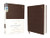 Niv, Journal the Word Bible, Double-Column, Leathersoft, Brown, Red Letter Edition, Comfort Print: Reflect, Take Notes, or Create Art Next to Your Fav By Zondervan - Imitation Leather