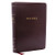 KJV, Deluxe Reference Bible, Super Giant Print, Imitation Leather, Burgundy, Red Letter Edition By Thomas Nelson - Imitation Leather