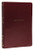 NKJV, Reference Bible, Center-Column Giant Print, Leather-Look, Burgundy, Red Letter Edition, Comfort Print By Thomas Nelson - Imitation Leather