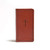 CSB Single-Column Pocket New Testament, Brown Leathertouch By Csb Bibles by Holman - Imitation Leather