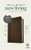 NLT Premium Value Thinline Bible, Filament Enabled (Leatherlike, Dark Brown Cross) By Tyndale - Imitation Leather