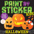 Paint by Sticker Kids: Halloween: Create 10 Pictures One Sticker at a Time! Includes Glow-In-The-Dark Stickers By Workman Publishing - Paperback