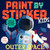 Paint by Sticker Kids: Outer Space: Create 10 Pictures One Sticker at a Time! Includes Glow-In-The-Dark Stickers By Workman Publishing - Paperback