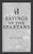 Sayings of the Spartans By Plutarch - Paperback