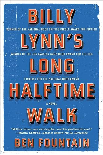 Billy Lynn's Long Halftime Walk By Ben Fountain - Paperback