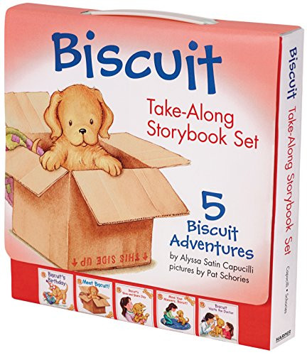 Biscuit Take-Along Storybook Set: A Box of 5 Books Plus Activity Pages for Dog Lovers By Alyssa Satin Capucilli - Paperback