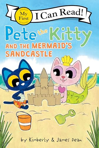 Pete the Kitty and the Mermaid's Sandcastle By James Dean - Paperback