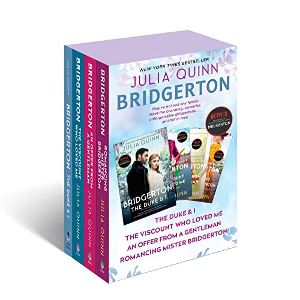Bridgerton Boxed Set 1-4: The Duke and I/The Viscount Who Loved Me/An Offer from a Gentleman/Romancing Mister Bridgerton By Julia Quinn - Paperback