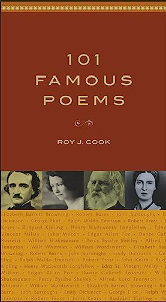 101 Famous Poems By Roy J. Cook - Hardcover