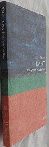 Kant: A Very Short Introduction By Roger Scruton - Paperback