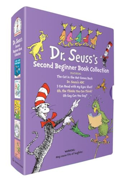 Dr. Seuss's Second Beginner Book Boxed Set Collection: The Cat in the Hat Comes Back; Dr. Seuss's Abc; I Can Read with My Eyes Shut!; Oh, the Thinks Y By Dr Seuss - Boxed Set