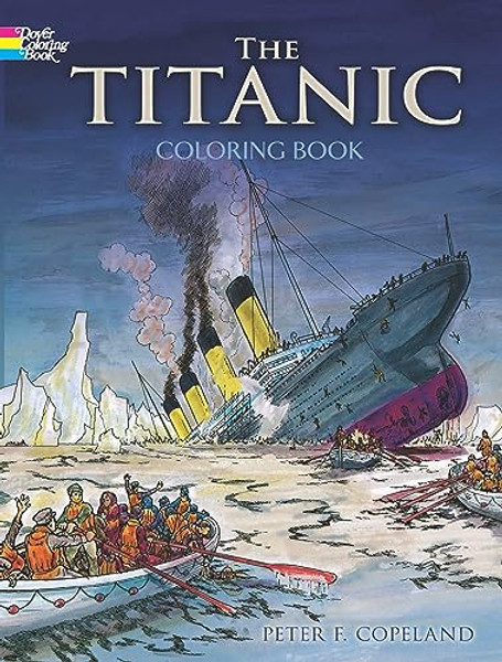 The Titanic Coloring Book By Peter F. Copeland - Paperback