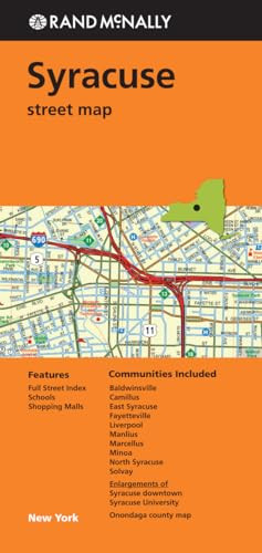 Rand McNally Syracuse, New York Street Map By Rand McNally - Folded