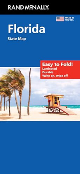 Rand McNally Easy to Fold: Florida State Laminated Map By Rand McNally - Folded