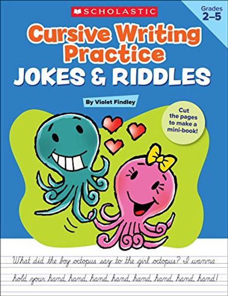 Cursive Writing Practice: Jokes & Riddles By Violet Findley - Paperback