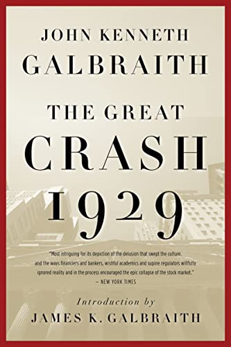 The Great Crash 1929 By John Kenneth Galbraith - Paperback