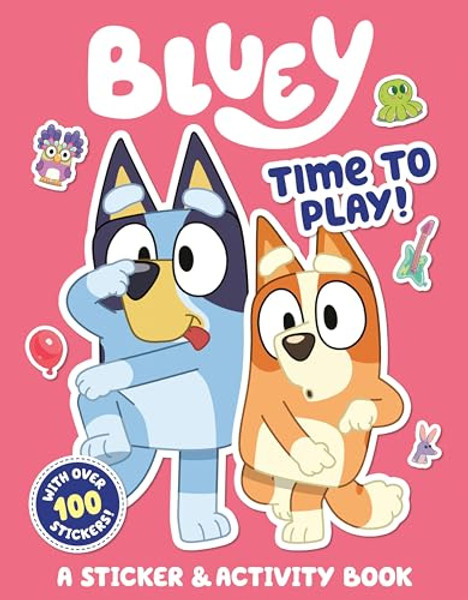 Bluey: Time to Play!: A Sticker & Activity Book By Penguin Young Readers Licenses - Paperback Bluey: Time to Play!: A Sticker & Activity Book By Penguin Young Readers Licenses - Paperback