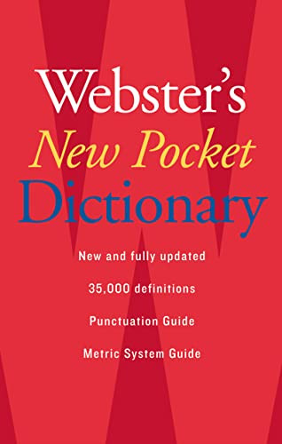 Webster's New Pocket Dictionary By The Editors of the Webster's New Wo - Paperback