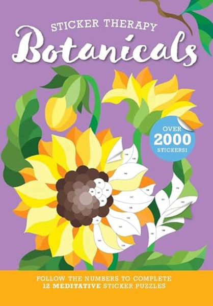 Sticker Therapy: Botanicals: Sticker Activity Book By Lake Press - Paperback