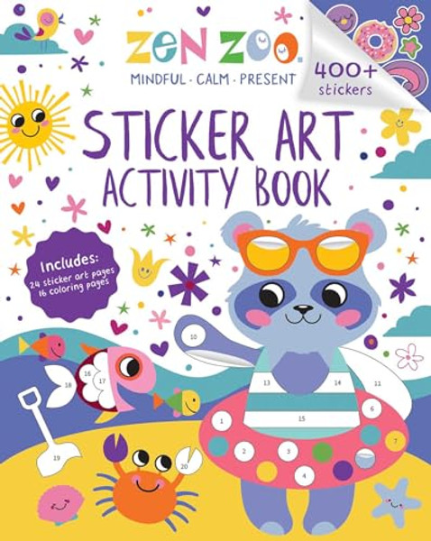 Zen Zoo: Sticker Art & Coloring: Activity Book with Over 400 Stickers By Clare Moodie - Paperback Zen Zoo: Sticker Art & Coloring: Activity Book with Over 400 Stickers By Clare Moodie - Paperback