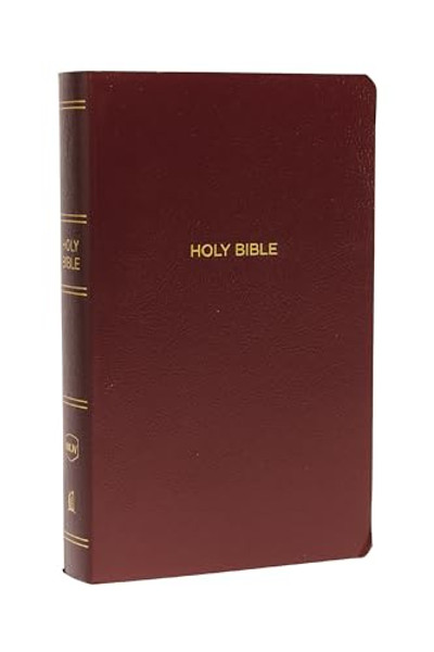 NKJV, Gift and Award Bible, Leather-Look, Burgundy, Red Letter Edition By Thomas Nelson - Imitation Leather