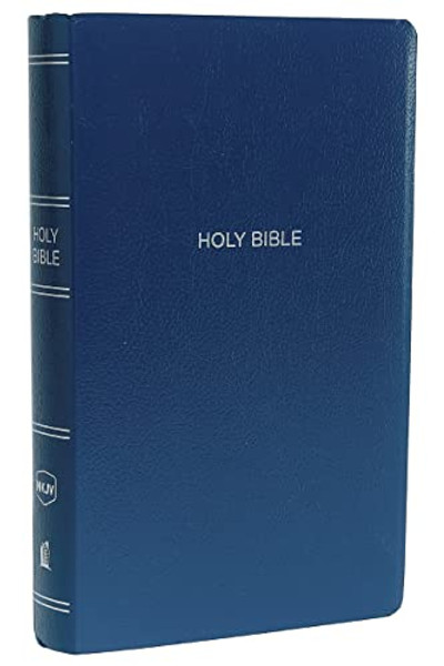 NKJV, Gift and Award Bible, Leather-Look, Blue, Red Letter Edition By Thomas Nelson - Imitation Leather
